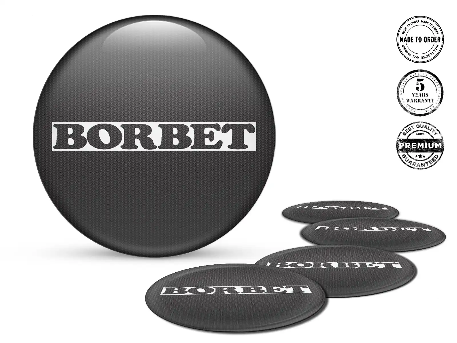 Borbet Badge Bombati Stile Premium Quantum Racing Core
